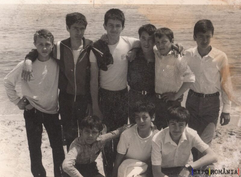 Litoral Grup de Copii în Tabără - Anii '70