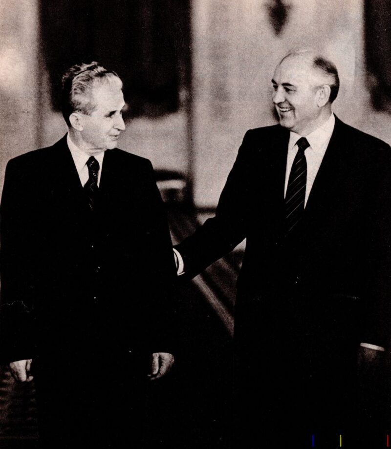 Ceaușescu și Gorbaciov - Anii '80