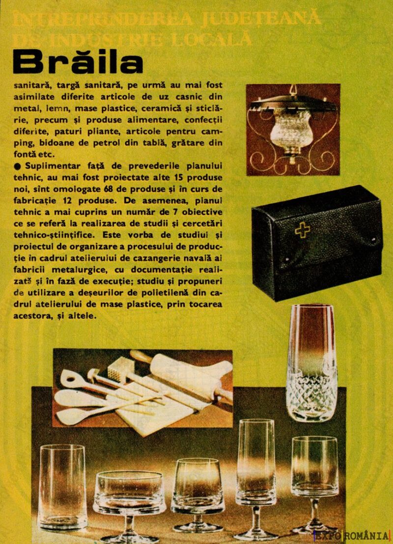 Reclamă Alimente - PAHARE - Județul Brăila