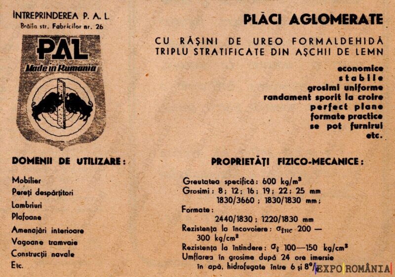 Reclamă Industrie - PLACI PFL - Județul Brăila