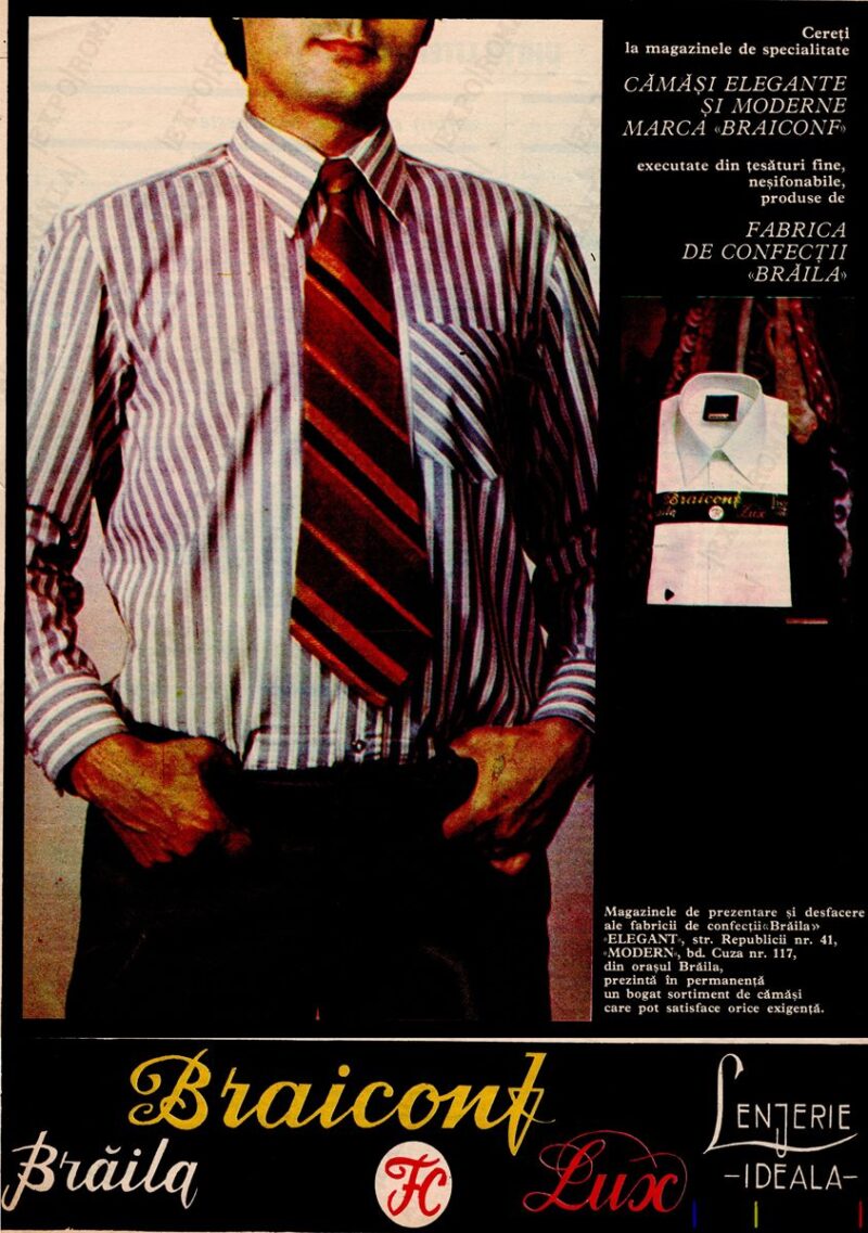 Reclamă Modă - BRAICONF - Județul Brăila