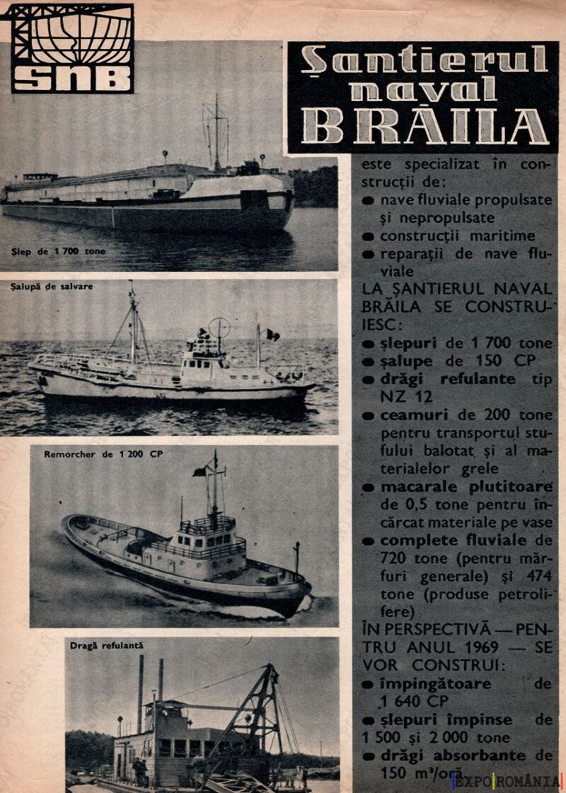 Reclamă Naval - SNB - Județul Brăila