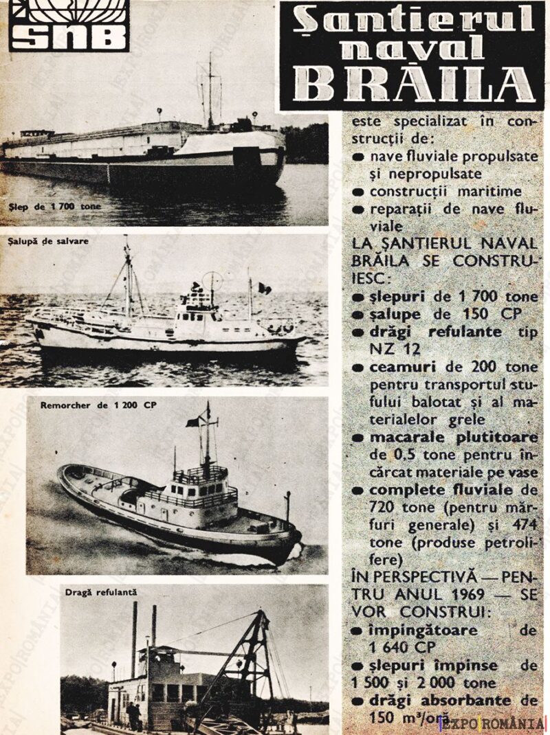 Reclamă Naval - SNB - Județul Brăila
