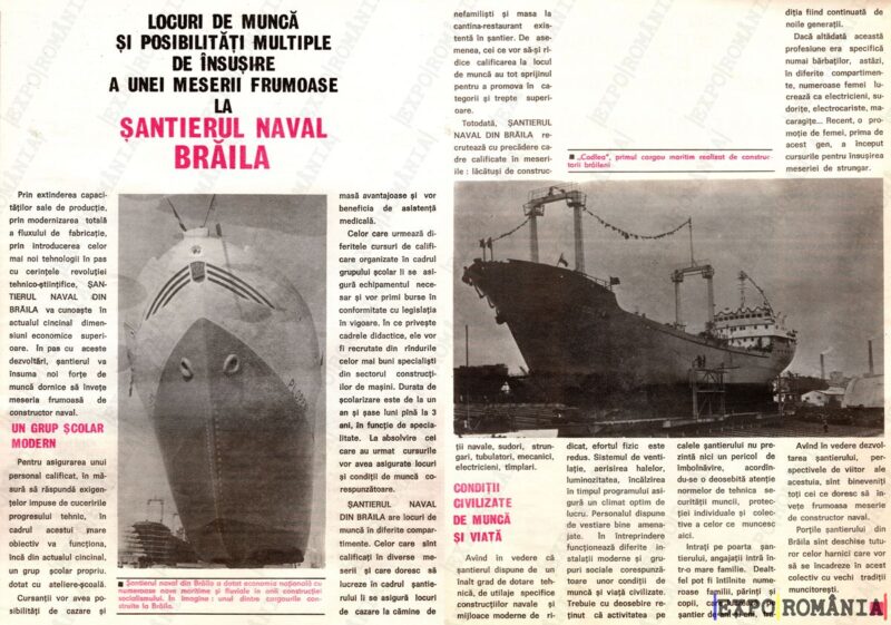 Reclamă Naval - SNB - Județul Brăila