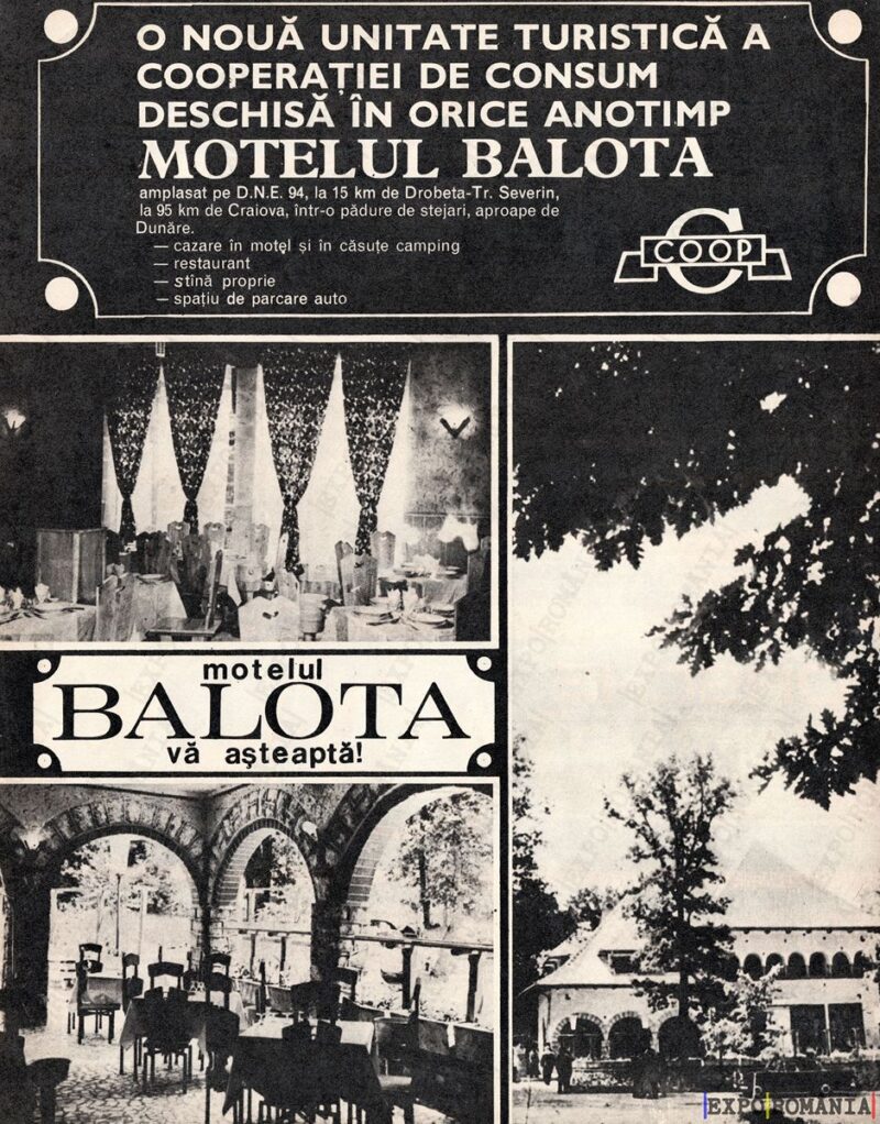 Reclamă Turism - BALOTA - Județul Brăila