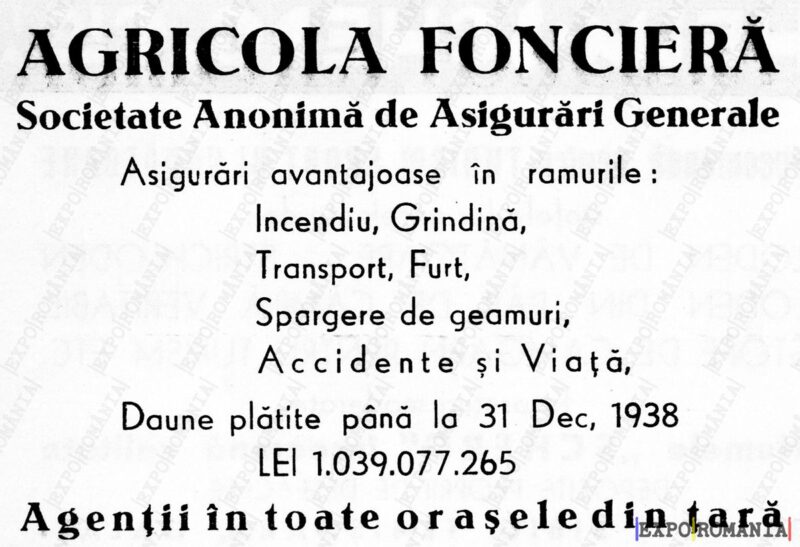 Reclamă Agricola Fonciera - 02