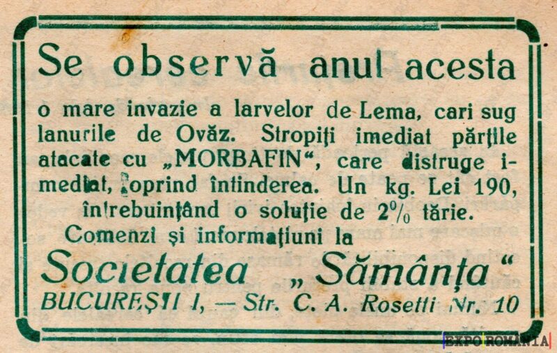 Reclamă Morbafin