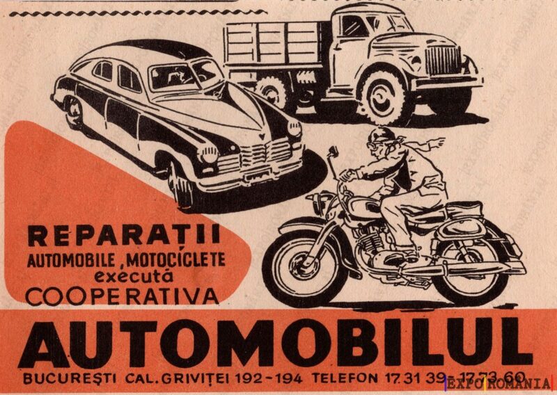 Reclamă Cooperativa Automobilul