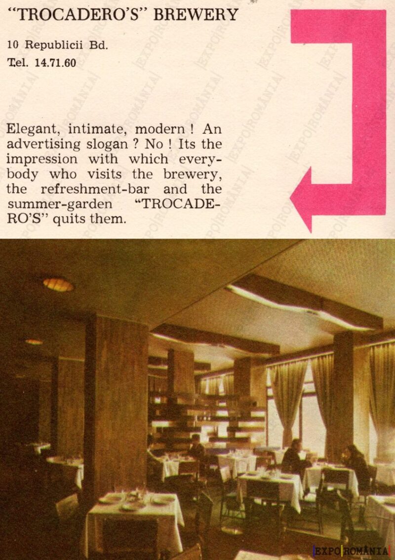 Reclamă Restaurant Trocadero