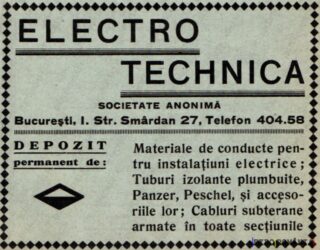 Reclamă Electrotehnica