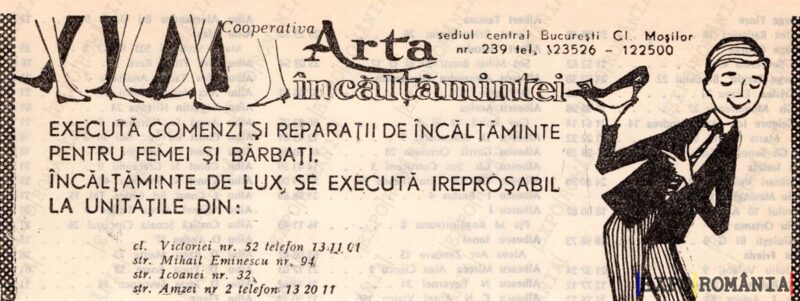 Reclamă Arta Incaltamintei