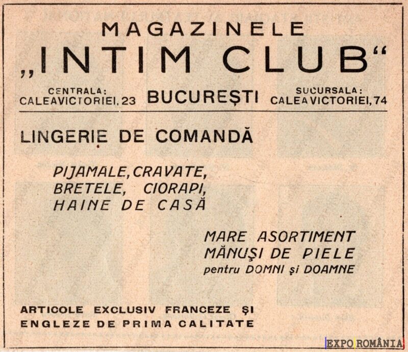 Reclamă Intim Club