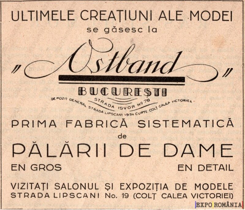 Reclamă Palarii Ostband