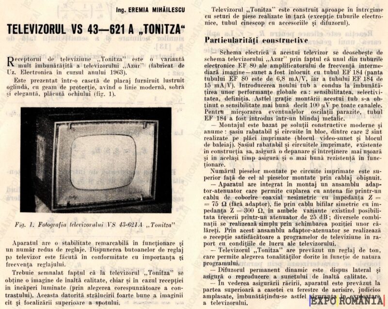 Reclamă Televizoare Tonitza Vs