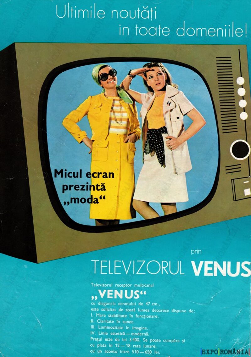 Reclamă Televizoare Venus - 01